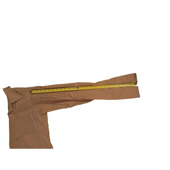 Vintage 70s 80s Hampshire House Van Heusen Khaki Shirt Mens Small Size 14 VTG - Picture 7 of 7